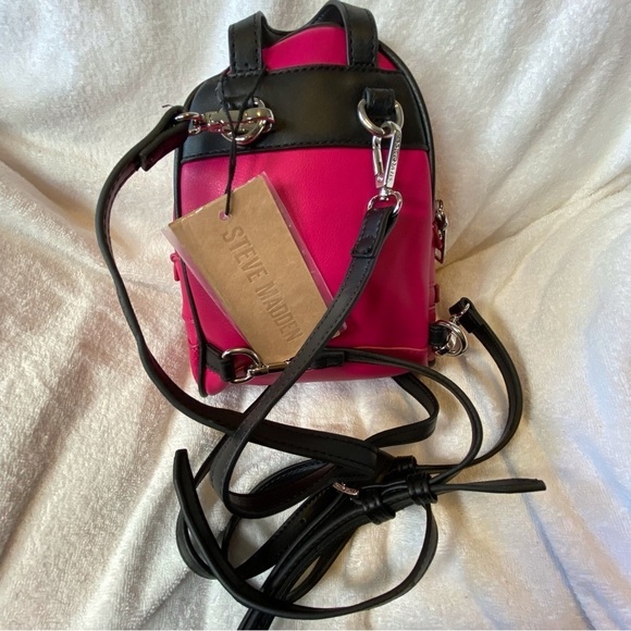 BNWT Steve Madden: Fushia Mini Backpack. - Picture 7 of 14